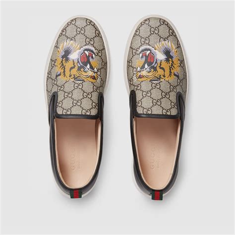 gucci shoes tiger gucci shoes on|Gucci tiger shoes slip on.